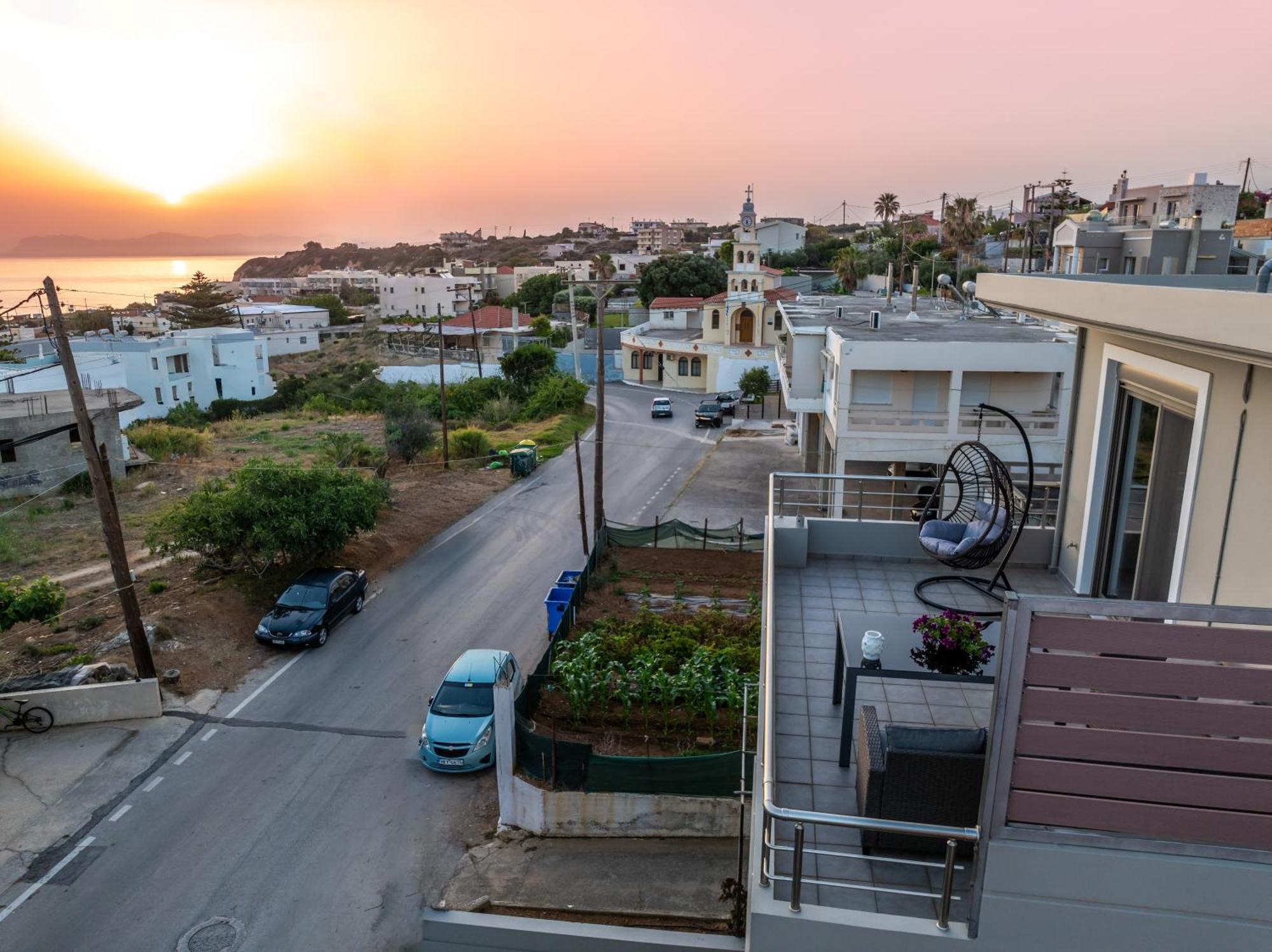 Aria Sea View, Chania 斯塔罗斯 外观 照片